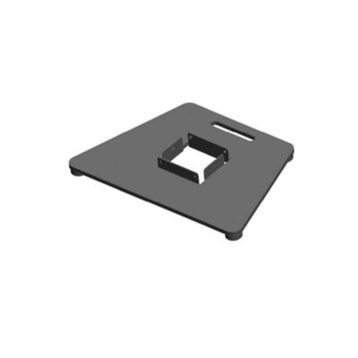 Wallaby Self-Service Floor Stand Base, Requires Floor Top E421325, for 15-22 Inch Touchscreen