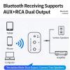 wantract Bluetooth 5.4 Receiver  Upgrade Old Speakers to Wireless Audio, for Old Speakers & Old Stereo & Wired Speakers, Plug & Play Audio Adapter 5.4, Convert Wired to Wireless Speakers (2set) view 3
