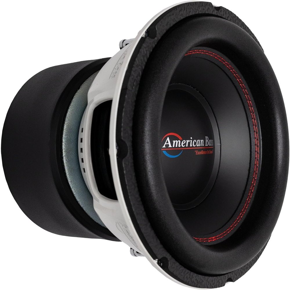 American Bass Titan 10" Subwoofer, 800W RMS / 1600W Max, Dual 4 Ohm, 3 Voice Coil, Kevlar Cone, Heavy-Duty Stamped Basket, High Performance 10 Inch Subwoofer Car Audio Driver for Ported Boxes