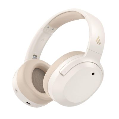 Edifier W820NB Plus Gen 2 Wireless Over-Ear Noise Cancelling Headphone, -49 dB ANC, LDAC Hi-Res Audio, 88H Playtime, Spatial Sound, Volume Guard, Bluetooth V6.1,Fast Charge - Ivory (Renewed)