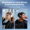 Edifier W820NB Plus Gen 2 Wireless Over-Ear Noise Cancelling Headphone, -49 dB ANC, LDAC Hi-Res Audio, 88H Playtime, Spatial Sound, Volume Guard, Bluetooth V6.1,Fast Charge - Ivory (Renewed) view 4
