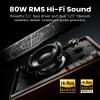 Edifier S300 Hi-Fi Tabletop Speaker, Hi-Res Audio LDAC for Wireless Multi-Room & Stereo Pairing, 80W Power Works with AirPlay 2 Bluetooth 5.4 USB-C AUX Inputs - Brown (Renewed) view 4