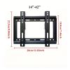 14-42inch TV Wall Mount Bracket Monitor Holder AdjustableCompatible for LCDCompatible for LEDMonitor view 2