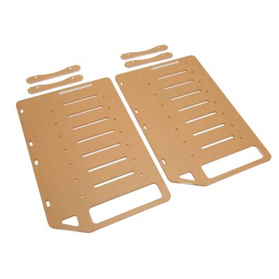 Dioche Acrylic Hard Drive DIY Hard Drive Bracket with Multilayer Design and Precise Mounting Holes, Suitable for 3.5-inch Drives and 8cm Fans, Made of Highquality Acrylic Material. (8 Layers)