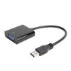 Dioche Adapter VGA to USB 3.0 to VGA Adapter Cable - HighSpeed 5.0Gbps Video & Audio Converter for 7/8/10-1920x1080 Support - Extend Your Display with Ease view 1