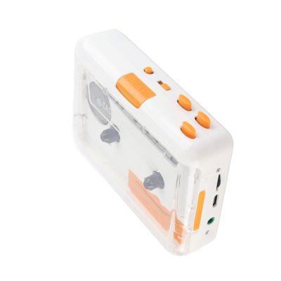Dioche Cassette Player Cassette USB Converter - Portable MP3 Music Tape Player with Earphones for PC - Easy Plug and Play - Convert Old Tapes to MP3 - Compact Design