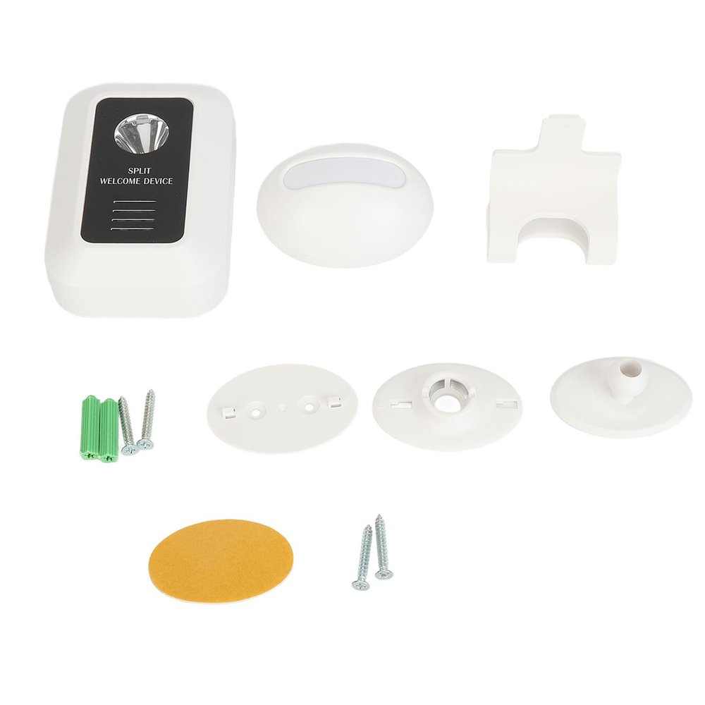 Tyenaza Wireless Motion Detector Alarm 32 Song 490ft LED Night Light Adjustable Volume 0 to 80dB Welcome Sensor Alarm for Home