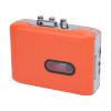 Dioche Cassette Player Portable Cassette Player Tape Recorder USB C to MP3 Digital Converter with Microphone & Headphone Jack - Compact Orange Design view 4