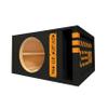 30HZ Reinforced Competition Single Ported Sub Box Sub Woofer Enclosure Speaker Box Car Audio Subwoofer Ground Shaker Box Ground-Shaker (Orange, 12") view 1