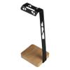 Headphone Stand, Headphone Holder Premium , Gaming Headset Holder, Handcrafted Wood Steel Headphones Stand for Desk, Premium Handcrafted Steel Headphone Stand view 3