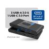 OREI 2x1 8K DisplayPort & USB-C KVM Switch, 3X Port USB-A, 1x USB-C Share Multiple Devices, PC, Desktop, One Display Monitor, Keyboard Control, Peripheral Control, Wired Remote Control view 2