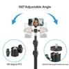 TINKSEN Metal Cantilever Stand for Phone and Tablet, Multi-Angle Adjustable, Foldable Design, Compatible with iPad and iPhone, for Bedside Streaming and Office Work view 4