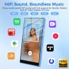 96GB MP3 Player with Bluetooth and WiFi, Android Spotify Music Player for Pandora, Amazon Music, Audible. 5" Touchscreen, Speaker, Supports Play Store,Up to 1TB view 2