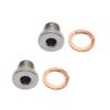 KUENCE M12 x 1.25mm Oxygen o2 Lambda Sensor Blanking Plug Cap Bung Motorcycles Cars 2X view 3