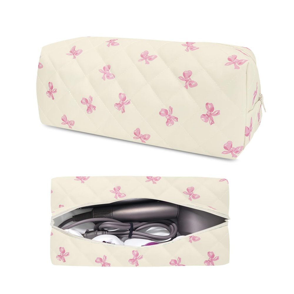 Hair Tools Travel Carrying Bag, Quilted Floral Bag for Shark Flexstyle
