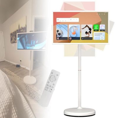 BeoyNot 21.5"/24"/27"/32" FHD Smart Portable TV, Rotatable Outdoor TV, 1080P Touch Screen Monitor, Android 12/13, All-in-One Home Entertainment Center 21.5"(8+128GB)