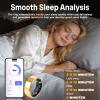 FAHKNS Smart Health Ring for Women Men: Fitness Tracker Ring with Heart Rate,Blood Oxygen,Sleep Monitor,Stress,Steps Counter,IP68 Waterproof for iOS & Android,No APP Fees (Rose Gold,9#) view 3