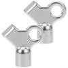 Radiator Bleed Key 10 Pack, Zinc Alloy Air Vent Key for Radiators, Square Hole Radiator Valve Tool with Compact Design for Plumbing Radiator Maintenance view 3