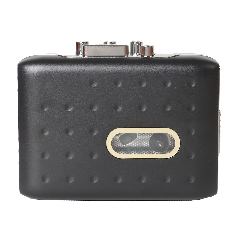 Qiilu Convertible Cassette Tape Recorder Player USB C Cassette to MP3 Converter with Builtin Microphone + Personal Player + Portable Design