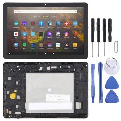 Daguys for Amazon Kindle Fire HD 10 2023 LCD Screen Digitizer Full Assembly with Frame