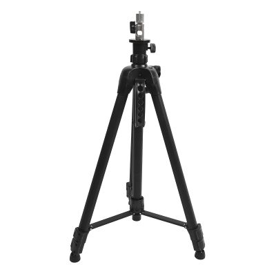 Qiilu Adjustable Tripod Level Holder for Levels with 360 Rotation and Multipurpose Hook - Lightweight Aluminum Level Stand