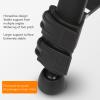 Qiilu Adjustable Tripod Level Holder for Levels with 360 Rotation and Multipurpose Hook - Lightweight Aluminum Level Stand view 2