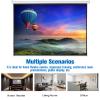 100 Inch Motorized Projector Screen with Remote Control, 4:3 Portable Projection Screens for Indoor Movie Home Theater Office, 80" x 60" Viewing Area, Wall & Ceiling Installation (Matte White) view 2