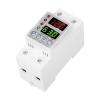 110VAC 120VAC 40A 63A Din Rail Dual Display Adjustable Over Voltage Current and Under Voltage Protective Device Protector Relay(63A) view 1