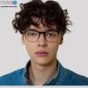 Firmoo Blue Light Glasses for Women Men, Reading Glasses 0.0x-3.0x, Ultra Light Square Frame, Premium TR90 & Metal Blend Brown & Tortoise 2.5x view 3