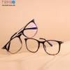 Firmoo Blue Light Glasses for Women Men, Reading Glasses 0.0x-3.0x, Ultra Light Square Frame, Premium TR90 & Metal Blend Brown & Tortoise 2.5x view 4