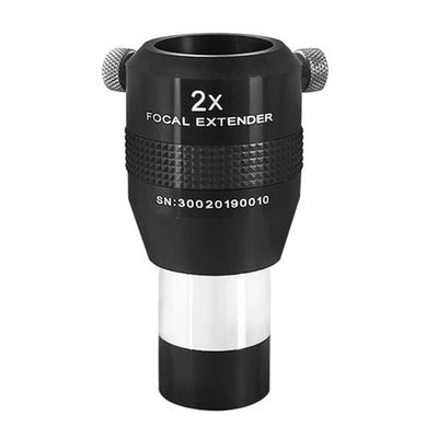 1.25 Inch 2X Super Apochromat & Achromatic 31.7mm Barlow Lens Metal Extender Lens Astronomical Telescope Part