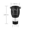 1.25 Inch 2X Super Apochromat & Achromatic 31.7mm Barlow Lens Metal Extender Lens Astronomical Telescope Part view 2