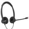 Qiilu Noise Cancelling Binaural Headset with HD Mic for Home Office Call Center Telemarketing 2.5mm Plug - Business Headset with Long Lasting Comfort view 3