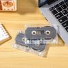 Sewroro Blank Cassette Tapes 2- Min Recording Time Cassette Tape for Voice Messages Music Recording DIY Teaching Materials Transparent Case 3.93 X 2.55 X 0.39 in view 3