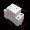 1 Pc 40A 220V Din Rail Self Recovery Automatic Reconnect Over & Under Voltage Lightening Protection Protective Protector Relay view 2