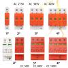 Power Surge Protector Surge Protective Device SPD Arrester Low Voltage House 1/2/3/4 Pole Surge Voltage Protection 1000a 4p 40KA(2P,AC420V 30-60KA) view 2