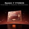 MALLRACE Gaming Laptop,16 Inch FHD Display Laptop with AMD Ryzen 7 7735HS Processor up to 4.7GHz,16GB Ram DDR5 4800MHz 512GB SSD Notebook with Backlit Keyboard view 3
