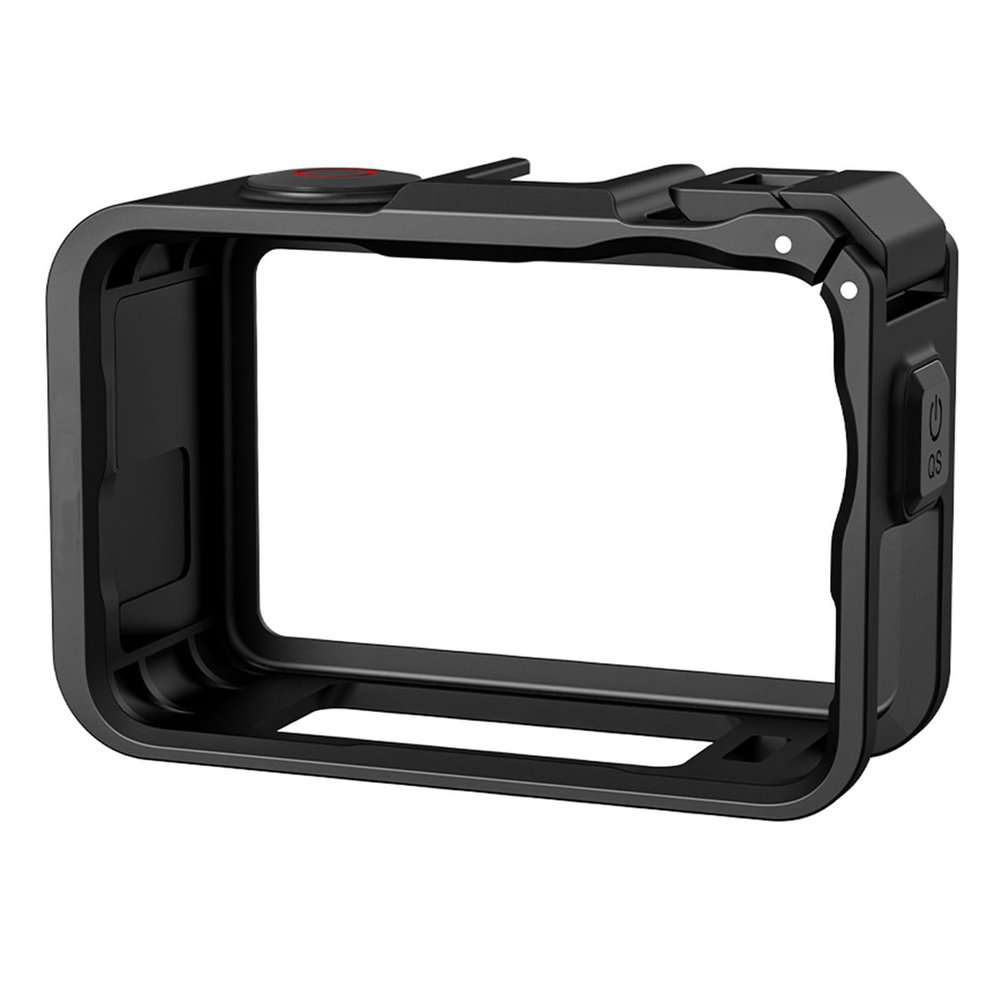 OURHZTB Camera Cage Protective Case for DJI Osmo Action 6 Accessories, Vertical-Horizontal Mount Protective Cage Expansion Frame Case with Cold Shoe Mount | Quick-Release Interfaces