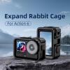 OURHZTB Camera Cage Protective Case for DJI Osmo Action 6 Accessories, Vertical-Horizontal Mount Protective Cage Expansion Frame Case with Cold Shoe Mount | Quick-Release Interfaces view 2