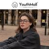 YouthMall Retro Rectangle Glasses for Women Men Trendy Square Blue Light Blocking Glasses 90s Fake Eyeglasses (Clear Dark Brown) view 2