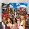 Horse Racing Photography Backdrop 7x5FT Racecourse Red Rose Run for The Roses Background Racing Competition Party Banner Decorations Photo Props view 3