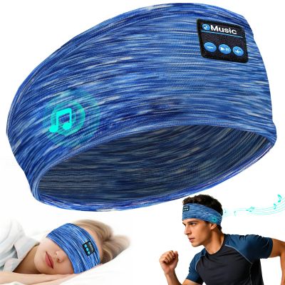 AONESY Bluetooth Sleep Headband Headphones for Side Sleepers, Wireless Headphones with Mic, Soft Washable Sports Headband for Office Calls, Gym, Sleeping & Focus, Ideal Gift