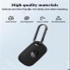 4-Pack for Tile Life360 Pro (2024) Tracker Case, Shockproof Waterproof Silicone Protective Cover with Keychain for Keys, Bags & Pets, Black view 3