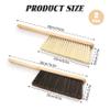 Hand Brush with Wooden Handles, 2Pcs Soft Bristle Brush for Household Cleaning, Cleaning and Dusting Brickwork, Office Use Home.. view 3