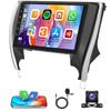 10.2" 4+64G Android 14 Car Stereo Upgrade for Toyota Camry 2015 2016 2017 Radio w/Wireless Carplay Android Auto Touch Screen Double Din GPS Navi Head Unit Bluetooth WiFi FM/RDS/SWC Backup Camera Mic view 1