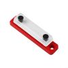 100A 48V DC Busbar Distribution Block Kit with M8 Terminals for Car, Boat, and Solar Panel Power Systems, Nickel Plated Brass with Fireproof Base(Red) view 2