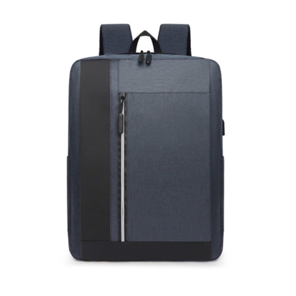 HONKEWN book bag Travel Business Laptop Backpack Durable Oxford Backpacks With USB Port Available waterproof(Blue)