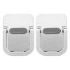 Zerodeko Metal Laptop Stand for Desk 2pcs Portable Computer Riser Cooling Holder Invisible Universal Notebook Holder Silver Mini Heightening Bracket for Office Use view 1