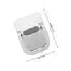 Zerodeko Metal Laptop Stand for Desk 2pcs Portable Computer Riser Cooling Holder Invisible Universal Notebook Holder Silver Mini Heightening Bracket for Office Use view 2