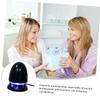 KESYOO Multimedia Mini Speaker with LED Light, USB Anti-Interference Loudspeaker Box, Portable Plug-in Speaker for Laptop and Desktop, Bullet Bass Sound, Black Blue, Dc 5v Compatible view 3
